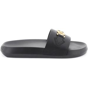 Versace Medusa Biggie Slides , Black , Heren , Maat: 43 EU