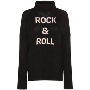 Zadig & Voltaire - Alma - Coltrui - Zwart - Merinowol