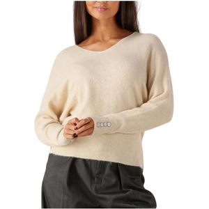 Summum Woman, Dames, Truien, Beige, Maat: M Wol,