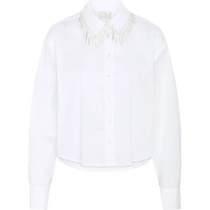 Kaffe, Dames, Blouses & Shirts, Wit, Maat: M