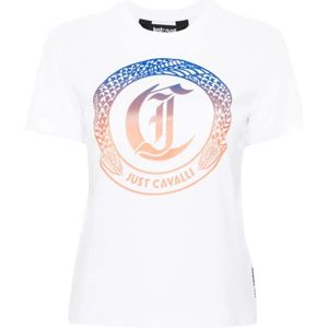 Just Cavalli, Dames, Tops, Wit, Maat: 2XS