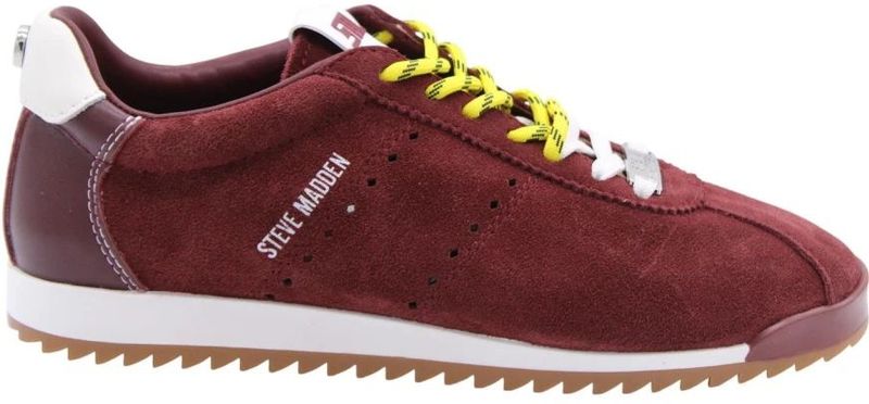 Steve Madden - Sneakers - Rood - Leer en Suède