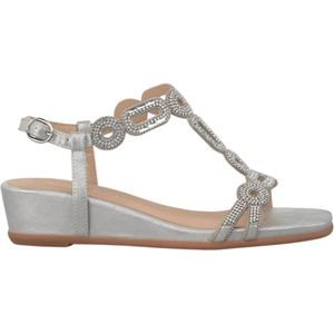 Alma EN Pena, Dames, Schoenen, Grijs, Maat: 37 EU Leer,