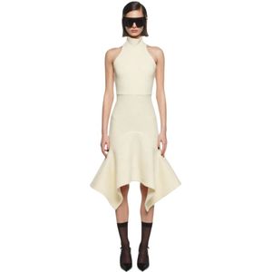 Alberto Audenino, Dames, Jurken, Wit, Maat: S