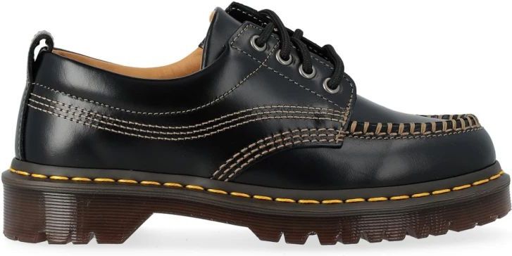 Dr. Martens - Lowell - Leren Moc Toe Schoenen - Zwart - Analine Leer - Gewatteerde Kraag