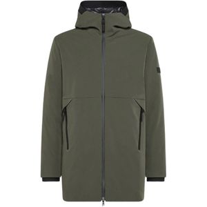 Peuterey Groene Parka Trench Metide MD , Green , Heren , Maat: XS