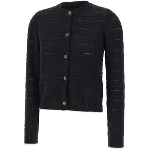 Marella, Dames, Truien, Zwart, Maat: M Wol,