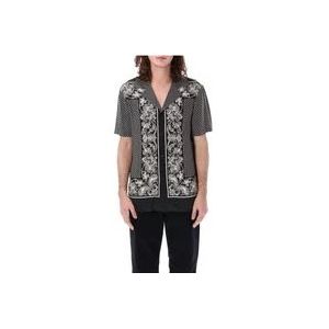 Balmain Paisley Bowling Shirt , Multicolor , Heren , Maat: L