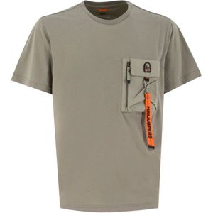 Parajumpers, Heren, Tops, Groen, Maat: S Katoen,