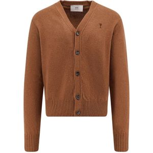 Ami Paris, Heren, Truien, Bruin, Maat: M Kasjmier,