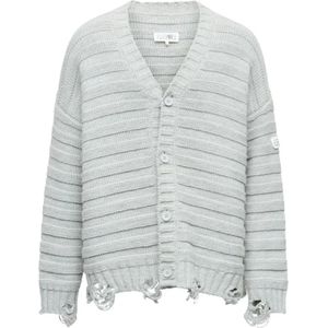 MM6 Maison Margiela, Heren, Truien, Grijs, Maat: XL