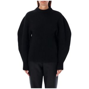 Jil Sander, Dames, Truien, Zwart, Maat: S Wol,