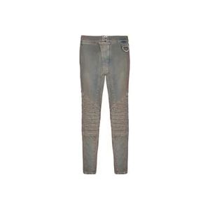 Balmain Geribbelde katoenen slim-fit jeans , Multicolor , Heren , Maat: W35
