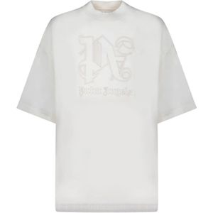 Palm Angels - Monogram Statement T-shirt - Beige - Katoen