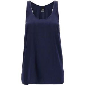Pinko, Dames, Tops, Blauw, Maat: XS Zijde,