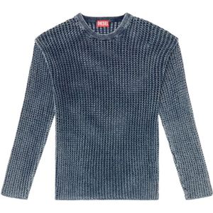 Diesel, Heren, Truien, Blauw, Maat: M