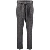 Zero - Broek - Verkorte Pasvorm - Damesbroek - Materiaalmix met Viscosegehalte