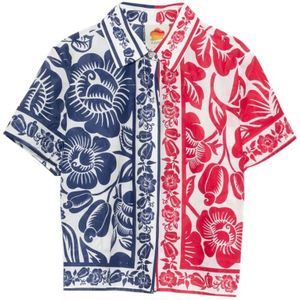 Farm Rio, Dames, Blouses & Shirts, Veelkleurig, Maat: M