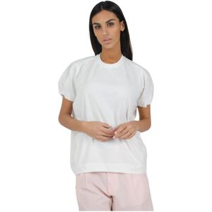 Alpha Studio, Dames, Tops, Wit, Maat: S