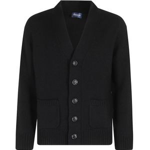 Drumohr, Heren, Truien, Zwart, Maat: L Wol,