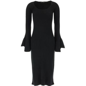 Proenza Schouler, Dames, Jurken, Zwart, Maat: M Zijde,