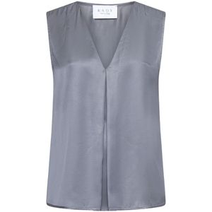 Kaos, Dames, Tops, Grijs, Maat: S Viscose,