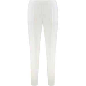Alberta Ferretti, Dames, Broeken, Wit, Maat: XS Viscose,