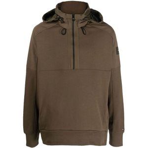 Tommy Hilfiger, Heren, Sweatshirts & Hoodies, Groen, Maat: S Katoen,