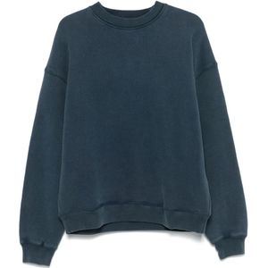 Axel Arigato, Heren, Sweatshirts & Hoodies, Blauw, Maat: S Katoen,