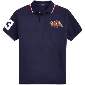 Ralph Lauren, Heren, Tops, Blauw, Maat: S Katoen,