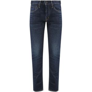 Tom Ford, Heren, Jeans, Blauw, Maat: W32 Katoen,