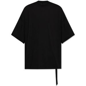 Rick Owens, Heren, Tops, Zwart, Maat: ONE Size Katoen,