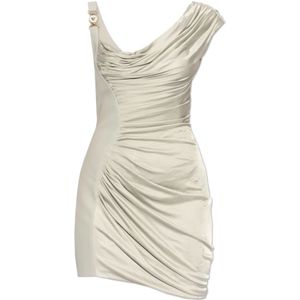 Versace, Dames, Jurken, Grijs, Maat: 2XS Viscose,