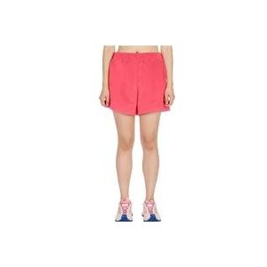 Moncler Terry Towelling Track Shorts , Pink , Dames , Maat: M