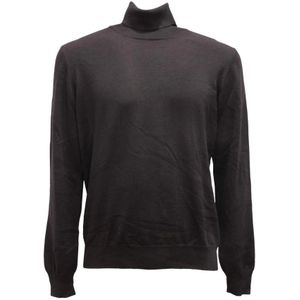 Gran Sasso, Heren, Truien, Zwart, Maat: M Wol,