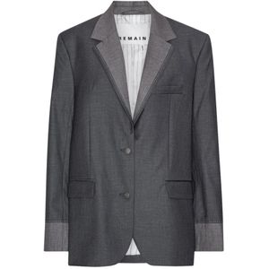 Remain Birger Christensen, Dames, Jassen, Grijs, Maat: XS Wol,