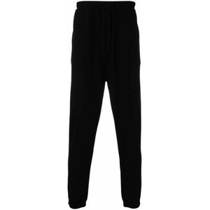 Valentino, Heren, Broeken, Zwart, Maat: M Wol,