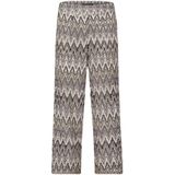Betty Barclay - Hoge Taille Marlene-broek - Veelkleurig - Zigzag-ontwerp