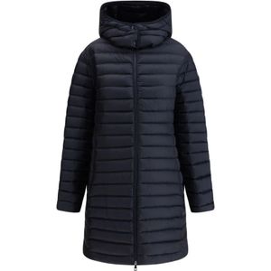 Moncler, Dames, Mantels, Blauw, Maat: 2XL