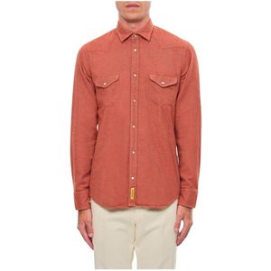 B.D Baggies, Heren, Overhemden, Rood, Maat: S