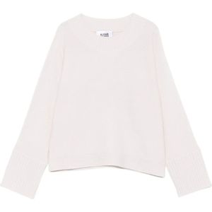 Alpha Studio, Dames, Truien, Wit, Maat: XS