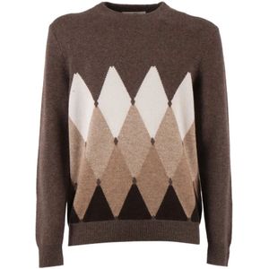 Ballantyne, Heren, Truien, Bruin, Maat: 2XL