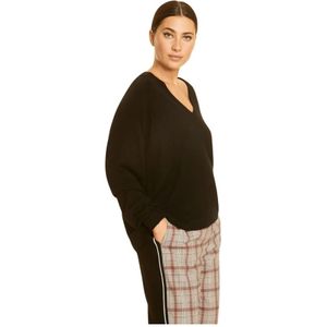 Marina Rinaldi, Dames, Truien, Zwart, Maat: L