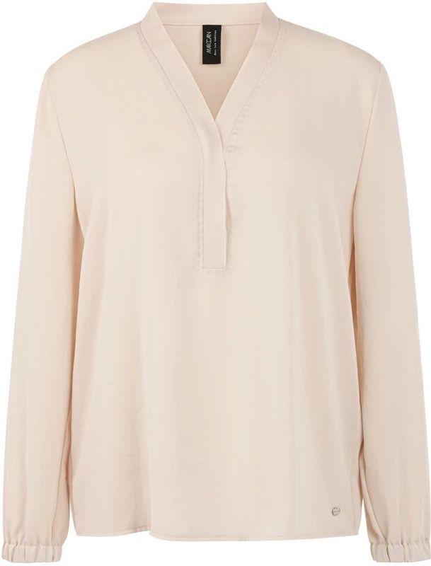 Marc Cain, Dames, Blouses & Shirts, Wit, Maat: M Poliester,