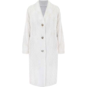 Kocca, Dames, Mantels, Wit, Maat: L Poliester,