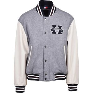 Tommy Hilfiger, Heren, Jassen, Grijs, Maat: M Wol,