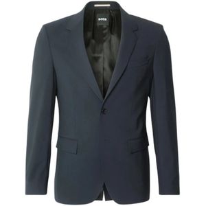 Hugo, Heren, Jassen, Blauw, Maat: S Wol,