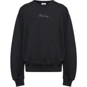 Burberry, Heren, Sweatshirts & Hoodies, Zwart, Maat: L Katoen,