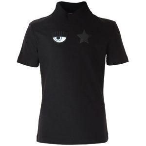 Chiara Ferragni Collection, Dames, Tops, Zwart, Maat: L