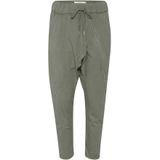 Cream - Crbeky Sweatpant - Sportbroek - Grey Khaki - 95% Katoen, 5% Elastaan
